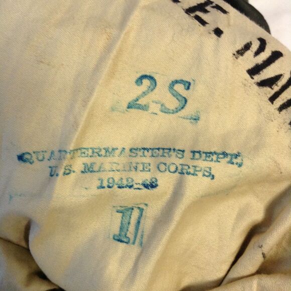 Vtg WW2 US Military Overcoat Mn 40 Green Wool Trench Dbl Breasted WWII 40s Heavy - Picture 9 of 10